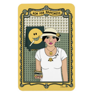 Ímã Objetivo para o Magnet do Refrigerador de Felicida