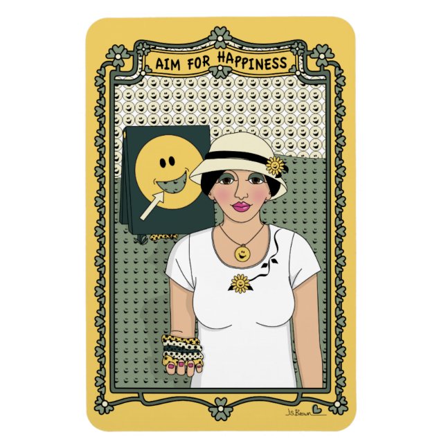 Ímã Objetivo para o Magnet do Refrigerador de Felicida (Vertical)