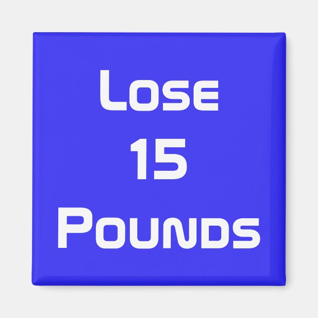 Imã Objetivos De Saúde E Malhação Da Dieta (Frente)