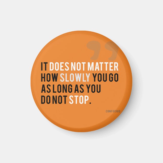 Imã objetivos de sonhos motivacionais confusos (Frente)