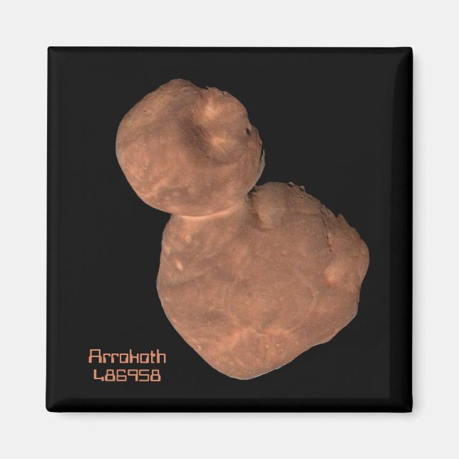 Imã Objeto Arrokoth Kuiper Belt (Frente)