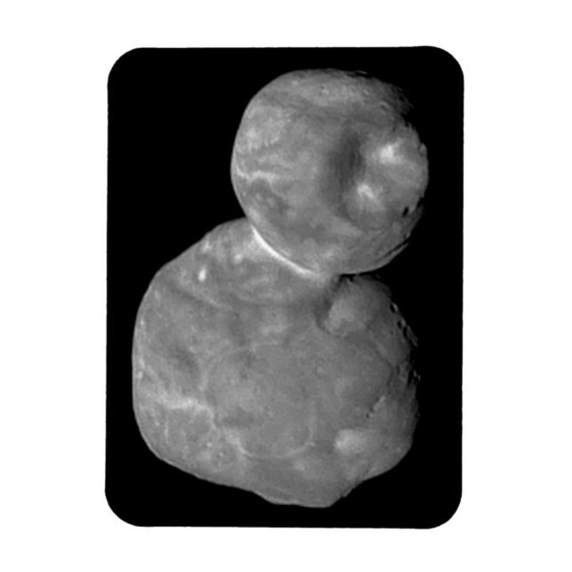 Ímã Objeto Ultima Thule Arrokoth Kuiper Belt (Vertical)