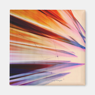 Imã Objetos abstratos coloridos contra o branco