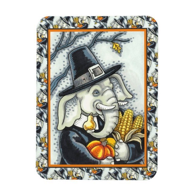 ÍMÃ OBRIGADO A PACHYDERM, OBRIGADO ELEFANTE DA PILGRIM (Vertical)
