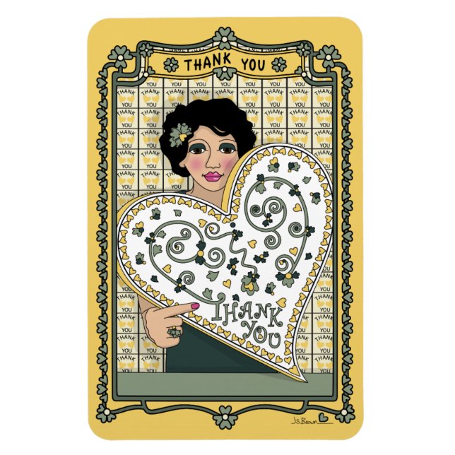 Ímã Obrigado_C_4x6 Refrigerador (Vertical)