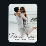 Ímã obrigado de casamento da praia de verão<br><div class="desc">obrigado de casamento da praia de verão você Magnet</div>