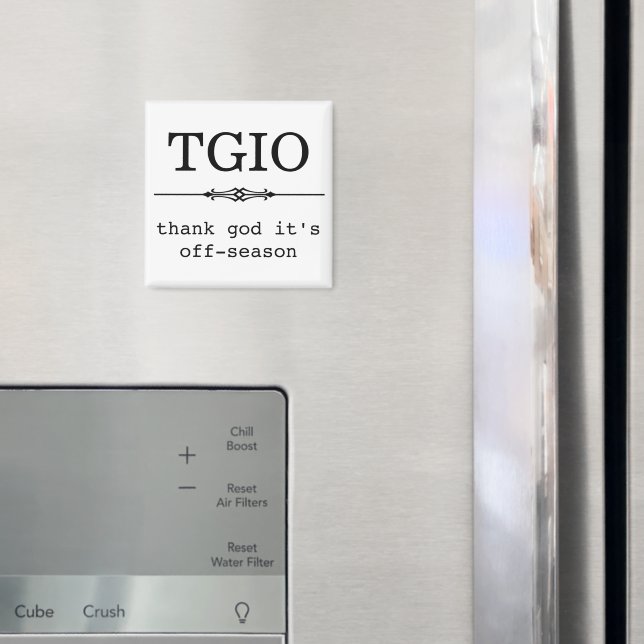 Imã Obrigado Deus Está fora da temporada (In Situ (Fridge))