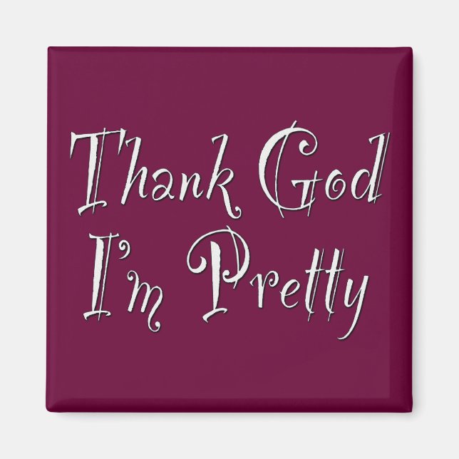 Imã Obrigado Deus, estou Bonito (Frente)