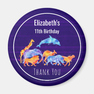 Imã Obrigado do evento dos animais selvagens você