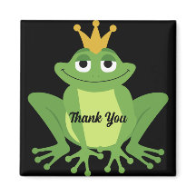 Obrigado Editável - Sapo vestindo uma Coroa