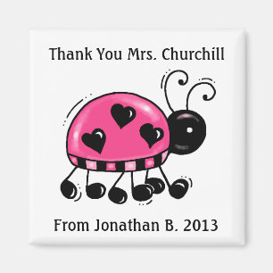 Imã Obrigado Ladybug Magnet - SRF