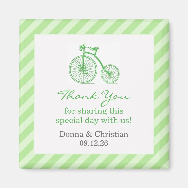 Imã Obrigado Magnet Neutro De Favor Do Chá de fraldas  (Frente)