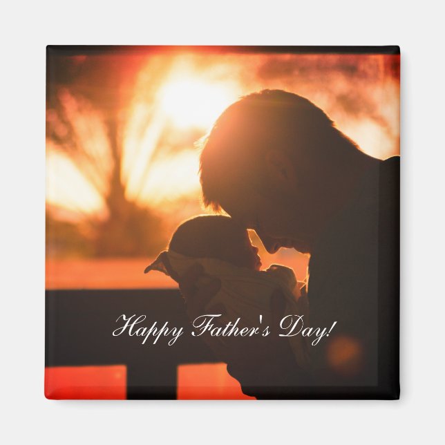 Imã Obrigado Pai, Dia de os pais personalizado (Frente)