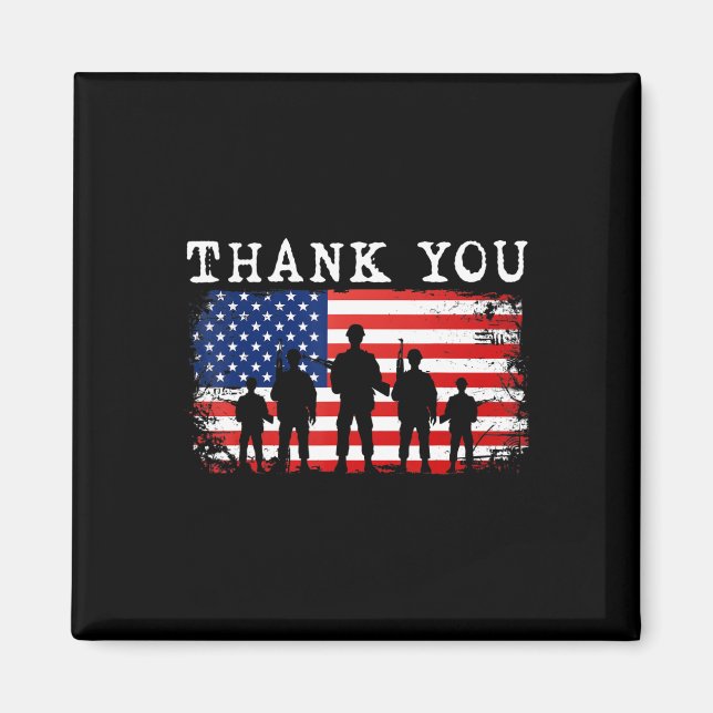 Imã Obrigado, Patriótico Veterano Memorial Dia 4 De Ju (Frente)