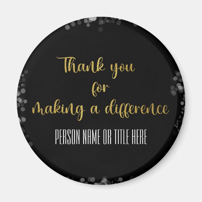 Imã Obrigado pela diferença de Fazer (Frente)