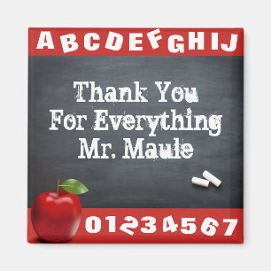 Imã Obrigado personalizado você professor
