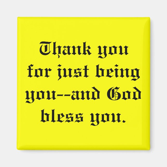 Imã Obrigado por ser você... (Frente)