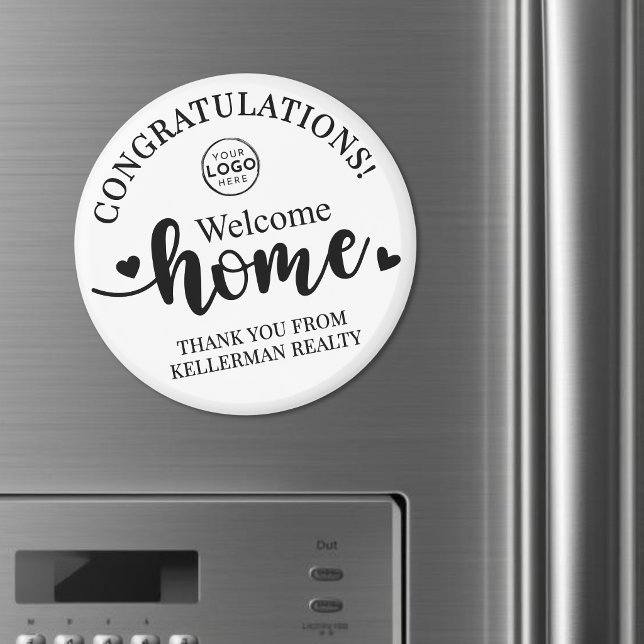 Imã Obrigado por sua Nova Casa Imóvel (Real Estate Thank You New Home Magnet)