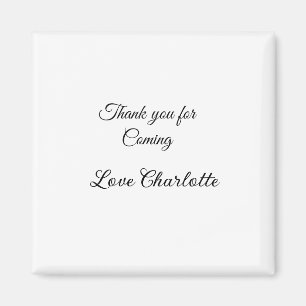 Imã obrigado por vir adicionar nome mensagem de texto 