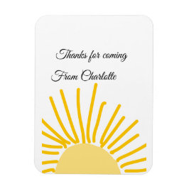 Ímã obrigado por vir adicionar nome mensagem de texto