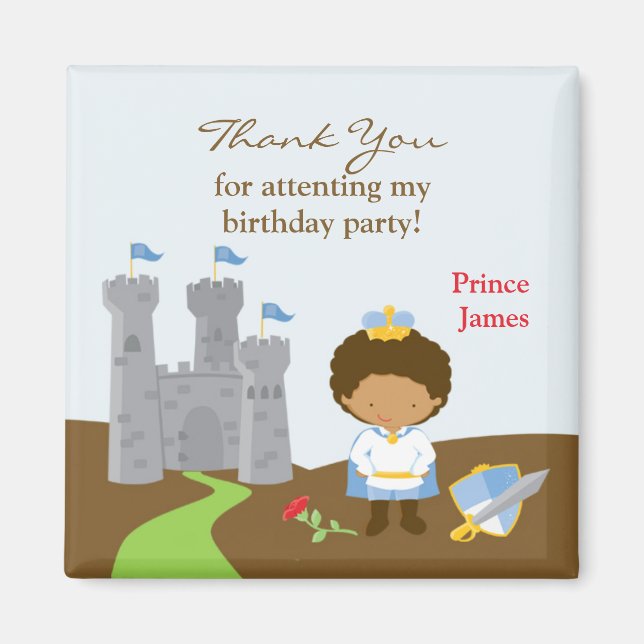 Imã Obrigado Príncipe Magnet (Frente)