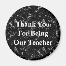 Imã Obrigado Professor Black White Class Apreciação