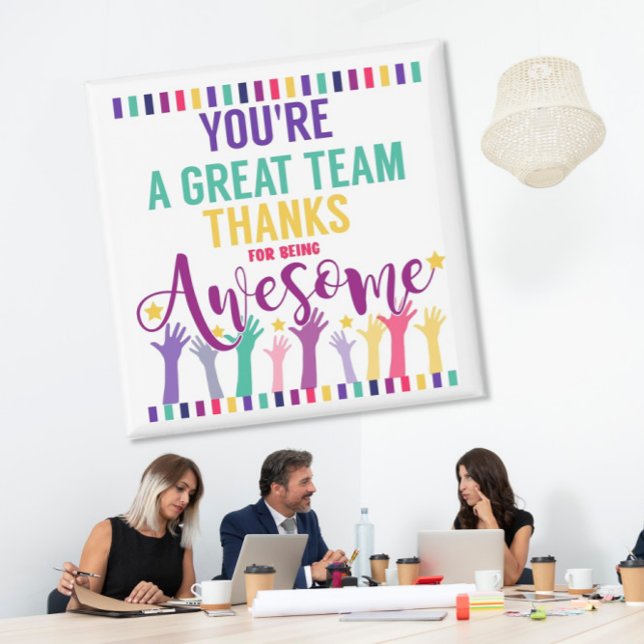 Imã obrigados da equipe de excelentes para serem incrí (Criador carregado)