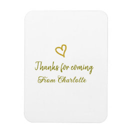 Ímã obrigados para vir adicionar nome nome mensagem te