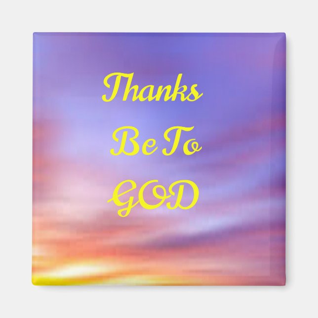 Imã Obrigados São para o ímã DEUS (Frente)