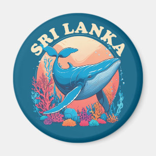 Imã Observância de baleias azuis no Sri Lanka