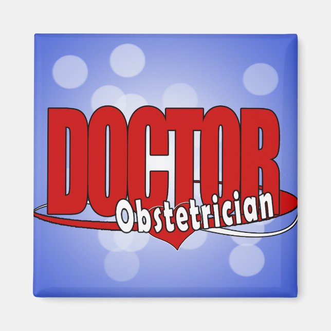 IMÃ OBSTETRICIONAL LOGOTIPO GRANDE DOUTOR VERMELHO (Frente)