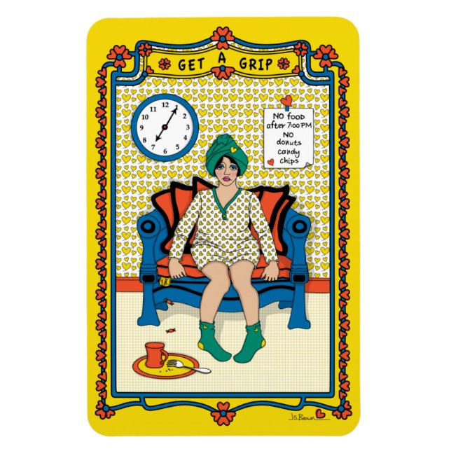 Ímã Obter Um Magneto De Refrigerador Grip_B_4x6 (Vertical)