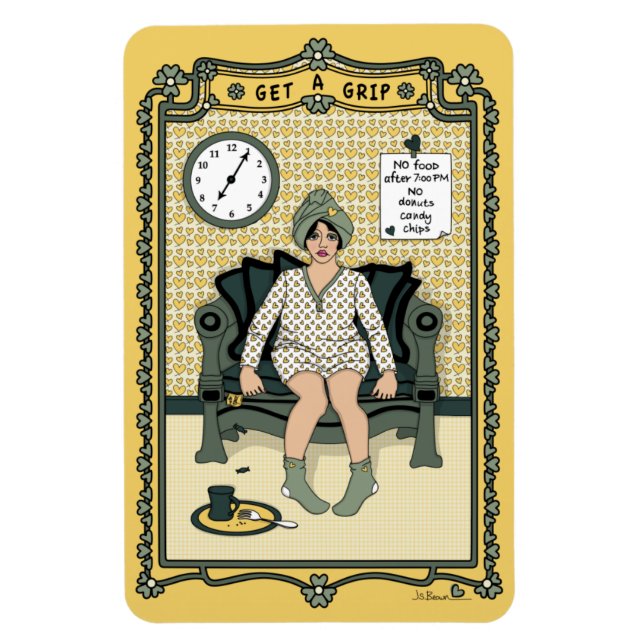 Ímã Obter Um Magneto De Refrigerador Grip_C_4x6 (Vertical)