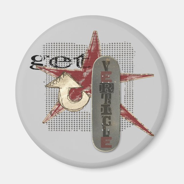 Imã Obter Verticícula - Magneta (Frente)