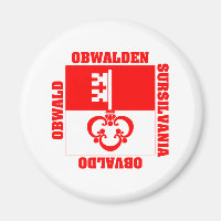 Obwalden Suiça Canton Flag