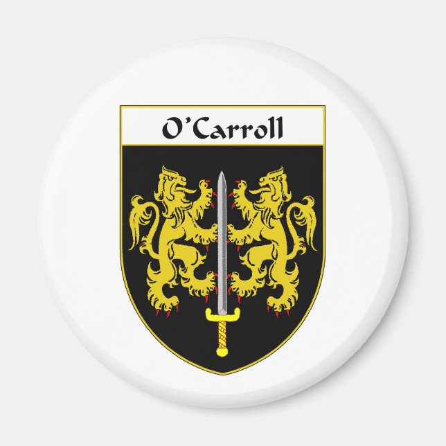 Imã O'Carroll Casaco de Braços/Proteção Familiar (Frente)