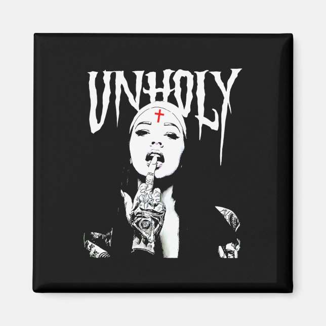 Imã Occulto, gótica, nun satânico escura, tatuagens, n (Frente)