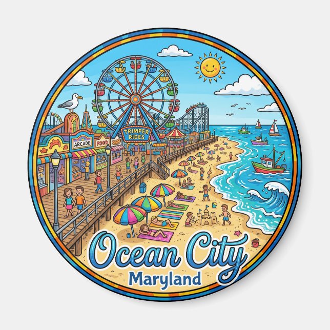Imã Ocean City EUA (Frente)
