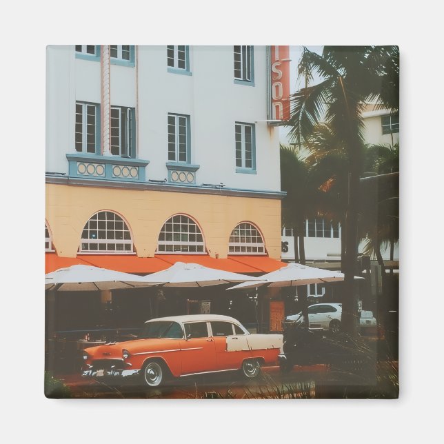 Imã Ocean Drive, South Beach, Miami (Frente)