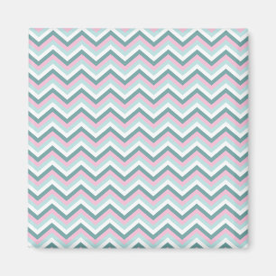 Imã Ocean Mist Chevron Patterno