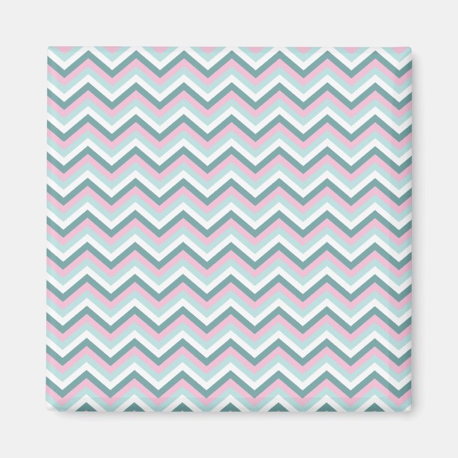 Imã Ocean Mist Chevron Patterno (Frente)