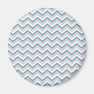 Imã Ocean Mist Chevron Patterno