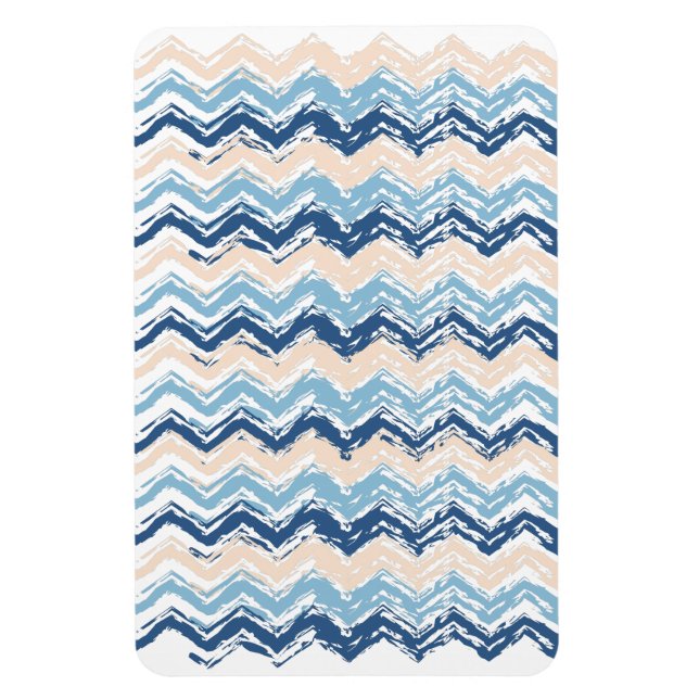 Ímã Ocean Waves Chevron (Vertical)
