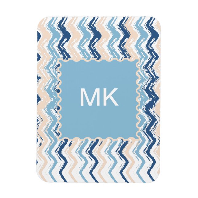 Ímã Ocean Waves Chevron (Vertical)