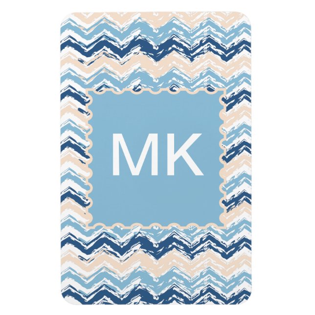 Ímã Ocean Waves Chevron (Vertical)