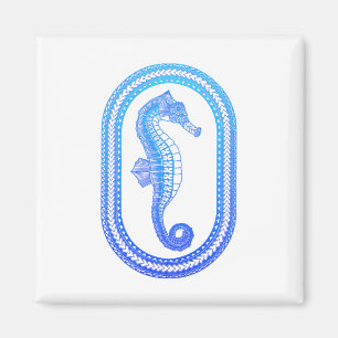 Imã Oceano Azul Tribal