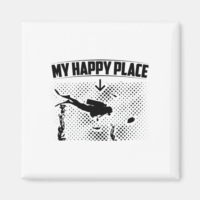 Imã Oceano de mergulho | Mergulhador Instrutor Diver I (Frente)