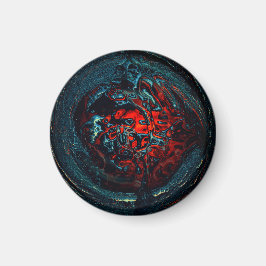 Imã Oceano Inferno - Brilho Vermelho