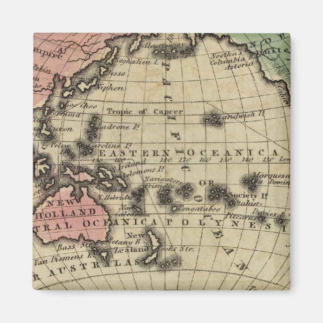 Imã Oceano Pacífico, Ilhas Britânicas (Frente)