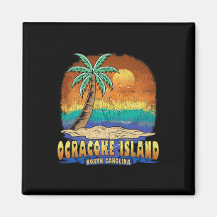 Imã Ocracoke Island North Carolina Vintage se aflita